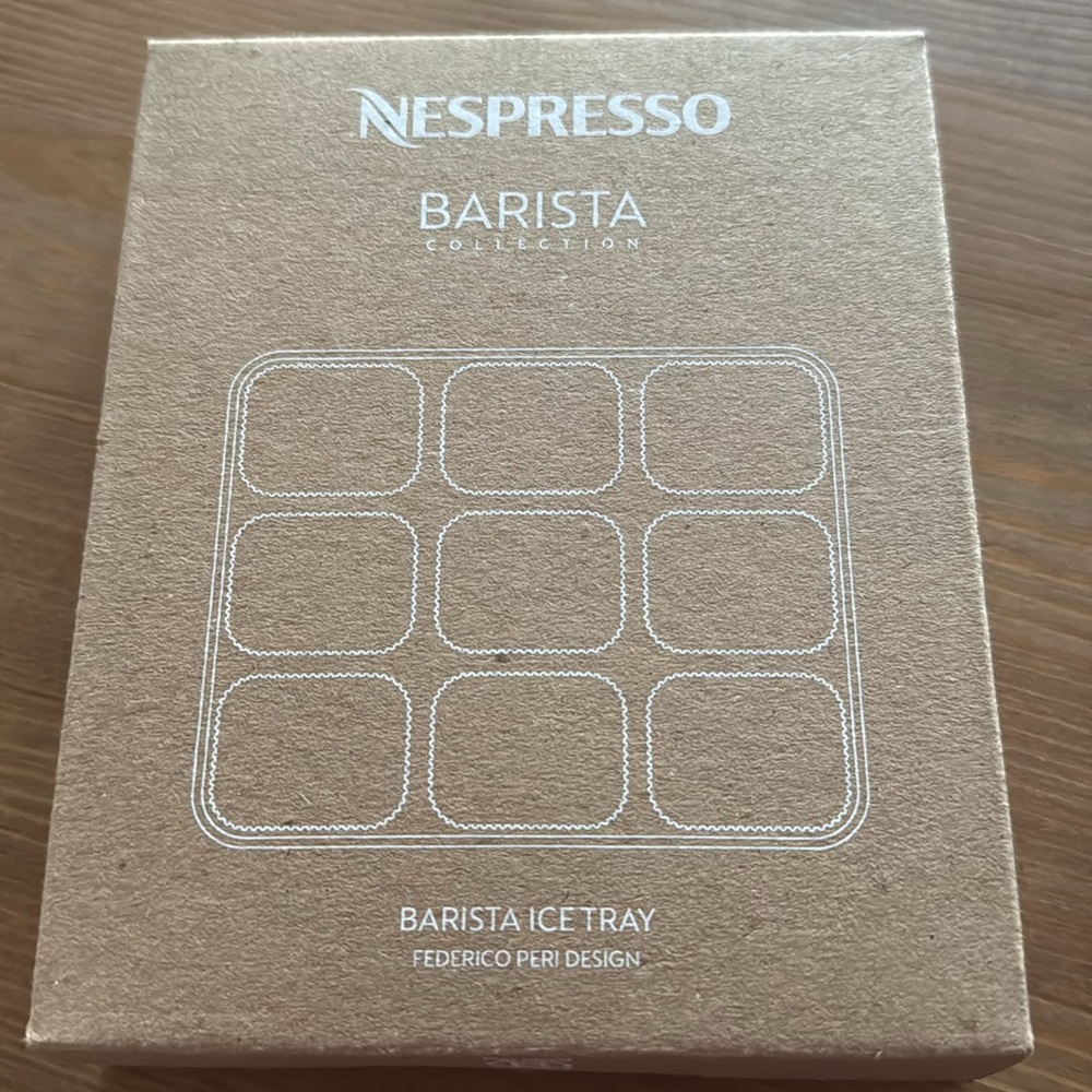 NIB* Nespresso - Silicone Barista Ice Cube Tray Designed by Frederico Peri - Picture 5 of 5